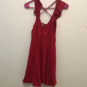 Red dress